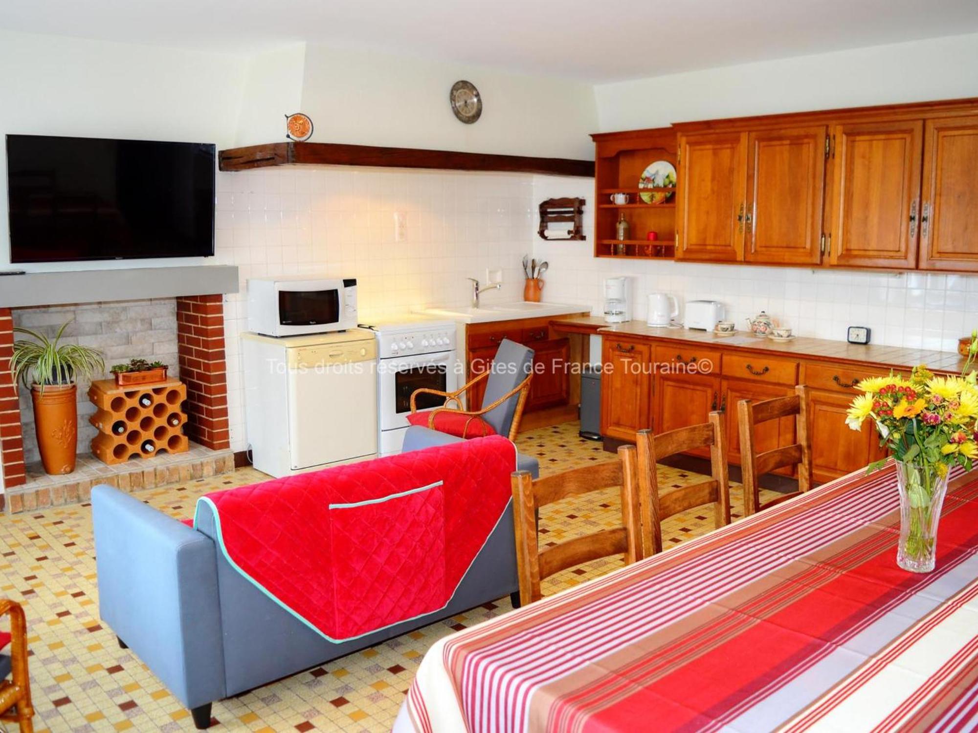 Gite Charmant Pres De Tours Et Amboise Avec Wi-Fi, Cour Privative, Garage A Velos, Accepte Animaux - Fr-1-381-503 Vernou-sur-Brenne 외부 사진